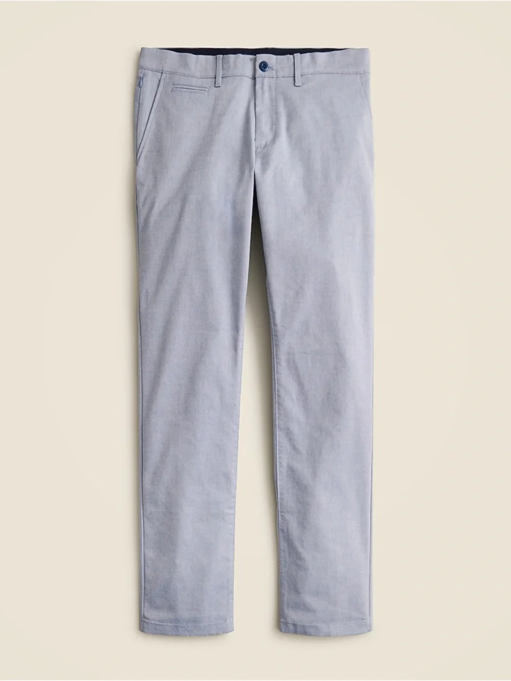 J.Crew 484 Slim-Fit Tech Oxford Pant in Light Blue Size 35x32